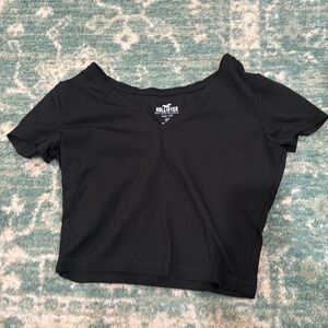 Hollister Black baby tee